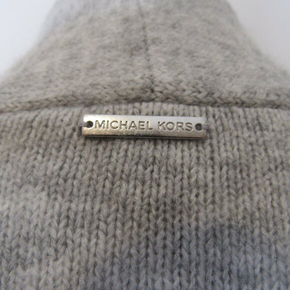 Michael Kors Gray Two Tone Long Open Cardigan Sweater Women's XL XLarge - Picture 3 of 9